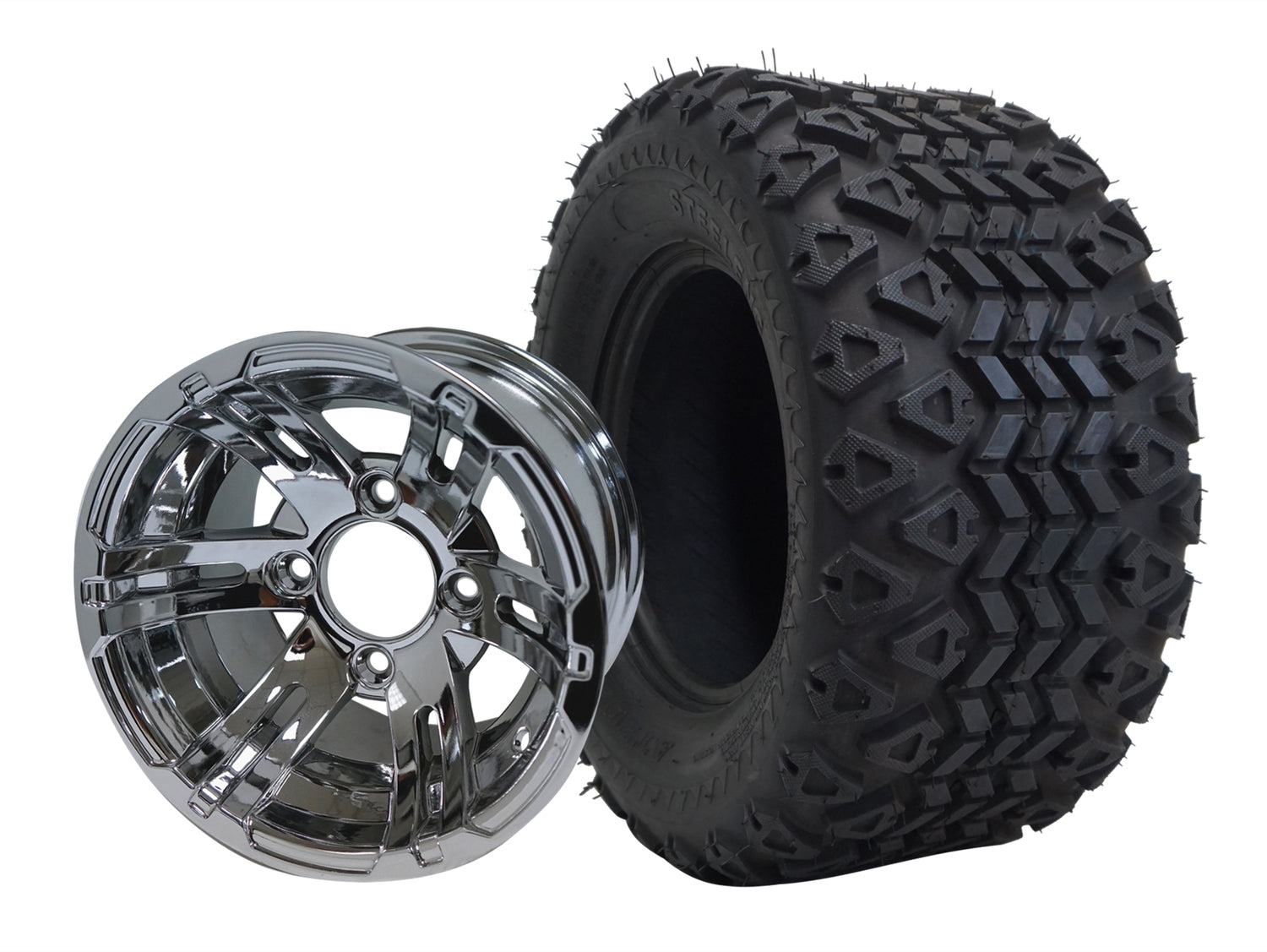 10" Golf Cart Wheel and Tire Combos – pre-mounted, stock feel