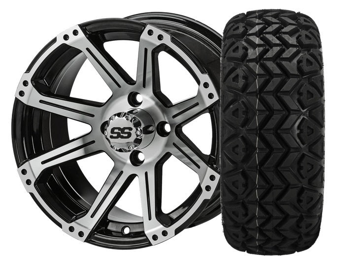 14" Wheels with All Terrain Tires