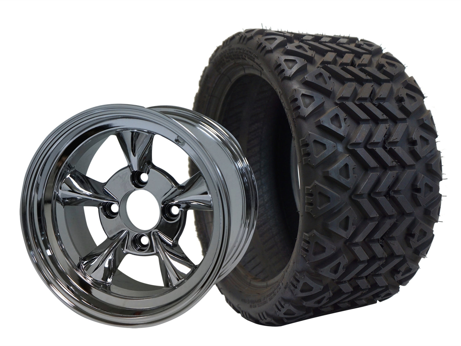 12" Golf Cart Wheel and Tire Combos – modern look, balanced upgrade