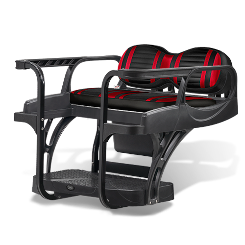 Golf Cart Rear Seat Kits – rear seating, flip-down utility bed