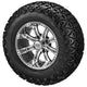12"  Wheels with All Terrain Tires