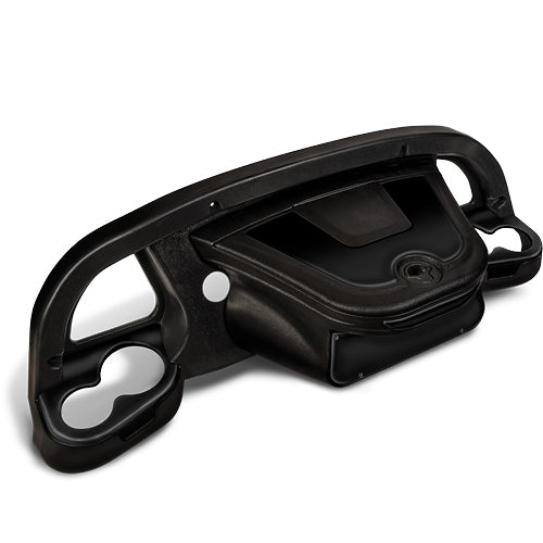 Club Car DS Dashboards – matte black, locking compartment