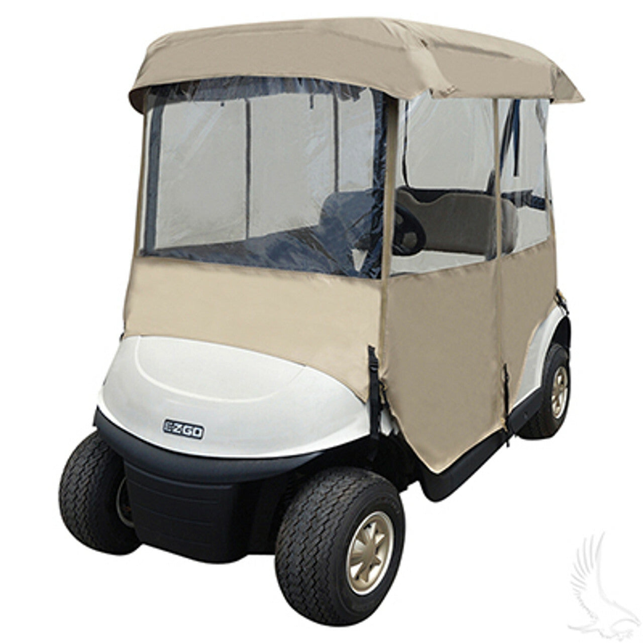 Golf Cart Enclosures – clear vinyl, weather protection