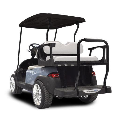 MadJax Genesis 300 with Standard White Aluminum Rear Flip Seat - Club Car Precedent 2004-Up