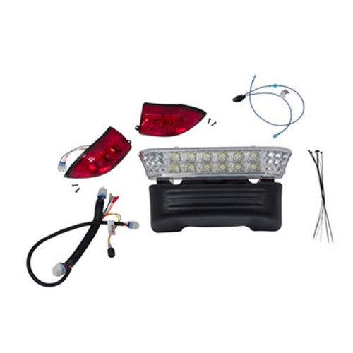 Gtw Led Headlight & Bumper Kit, Front Harness, Cc Prec