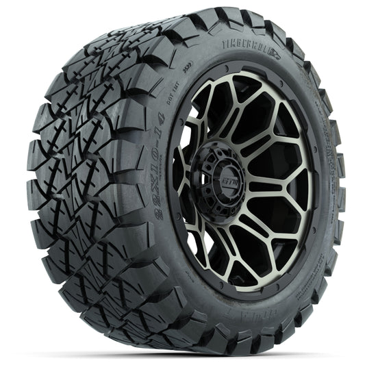 14" GTW Bravo Wheels with 22x10-14 GTW Timberwolf All-Terrain Tires (Set of 4)