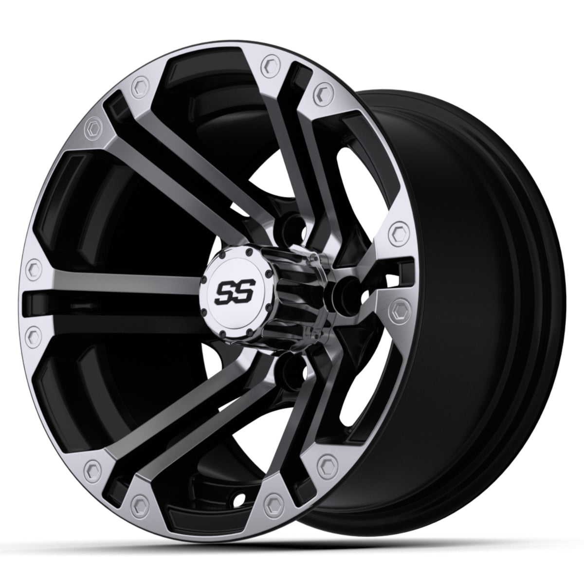 GTW Specter 12x7 Machined Black Wheel