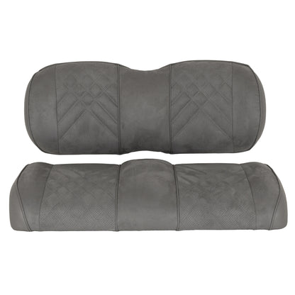 Premium RedDot® Pewter Suede Front Seat Assemblies for Club Car Precedent Onward Tempo