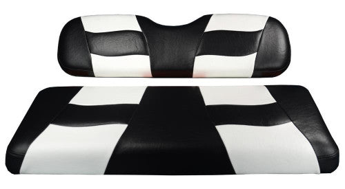 Riptide Front Seat Cover TXT Black/White