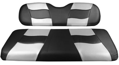 Riptide  Front Seat Cover Precedent Black Carb/Silv Carb