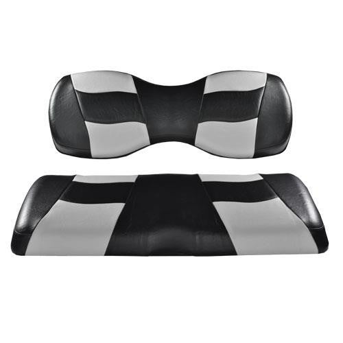 Riptide Blck/Silver Two-Tone Rear Seat Covers For G250/300