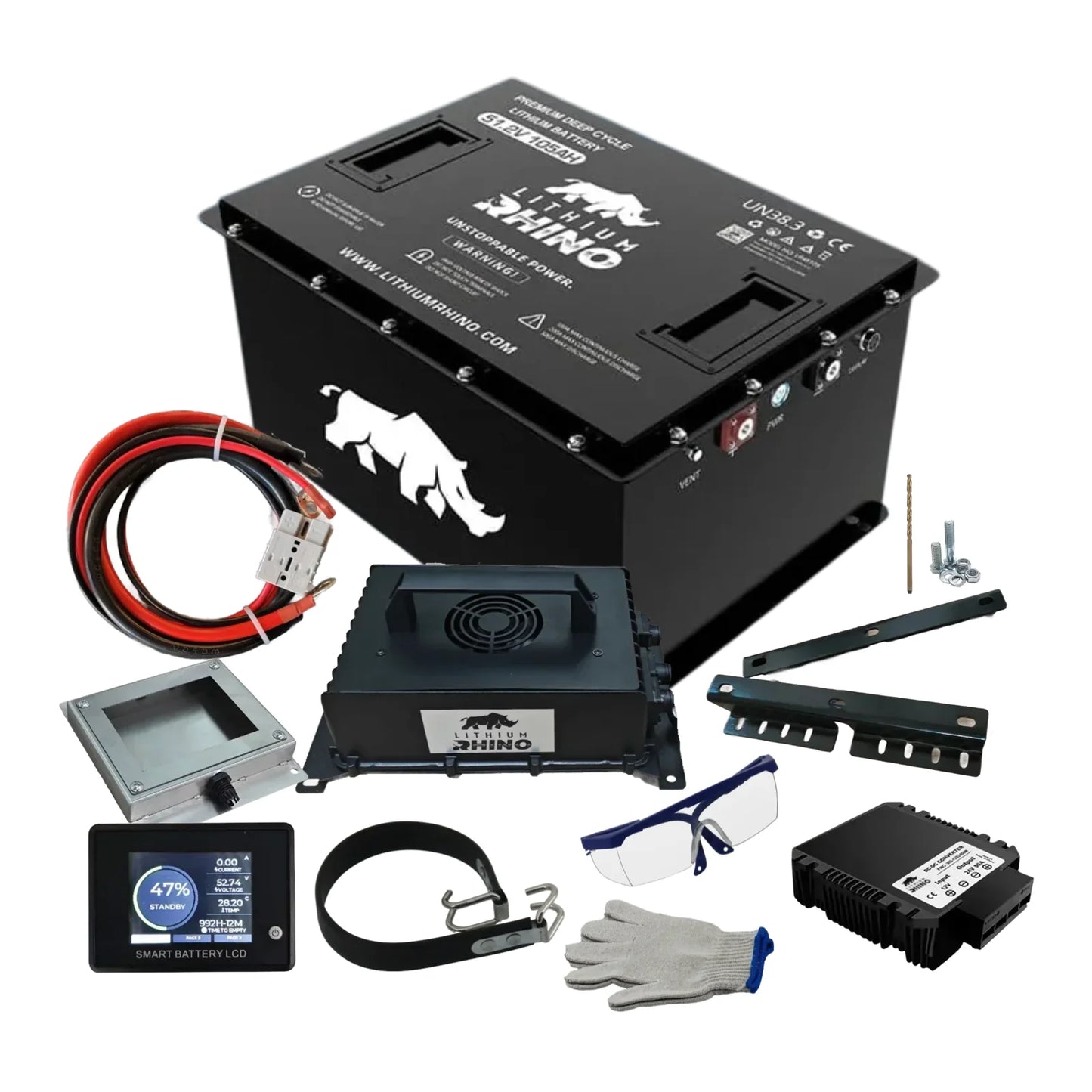 Polaris Ranger Lithium Rhino Bundles - Choose your Setup & Battery