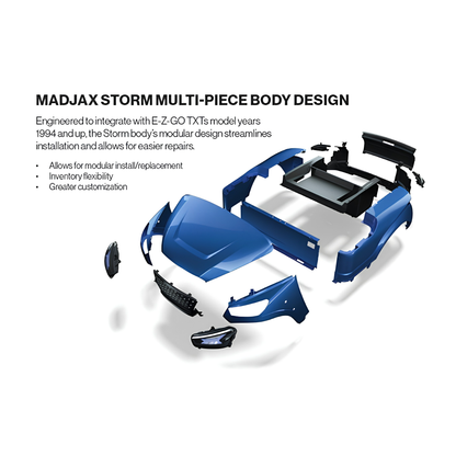 MadJax® Storm Body Kit for E-Z-GO TXT (1994–Current) – Sea Storm