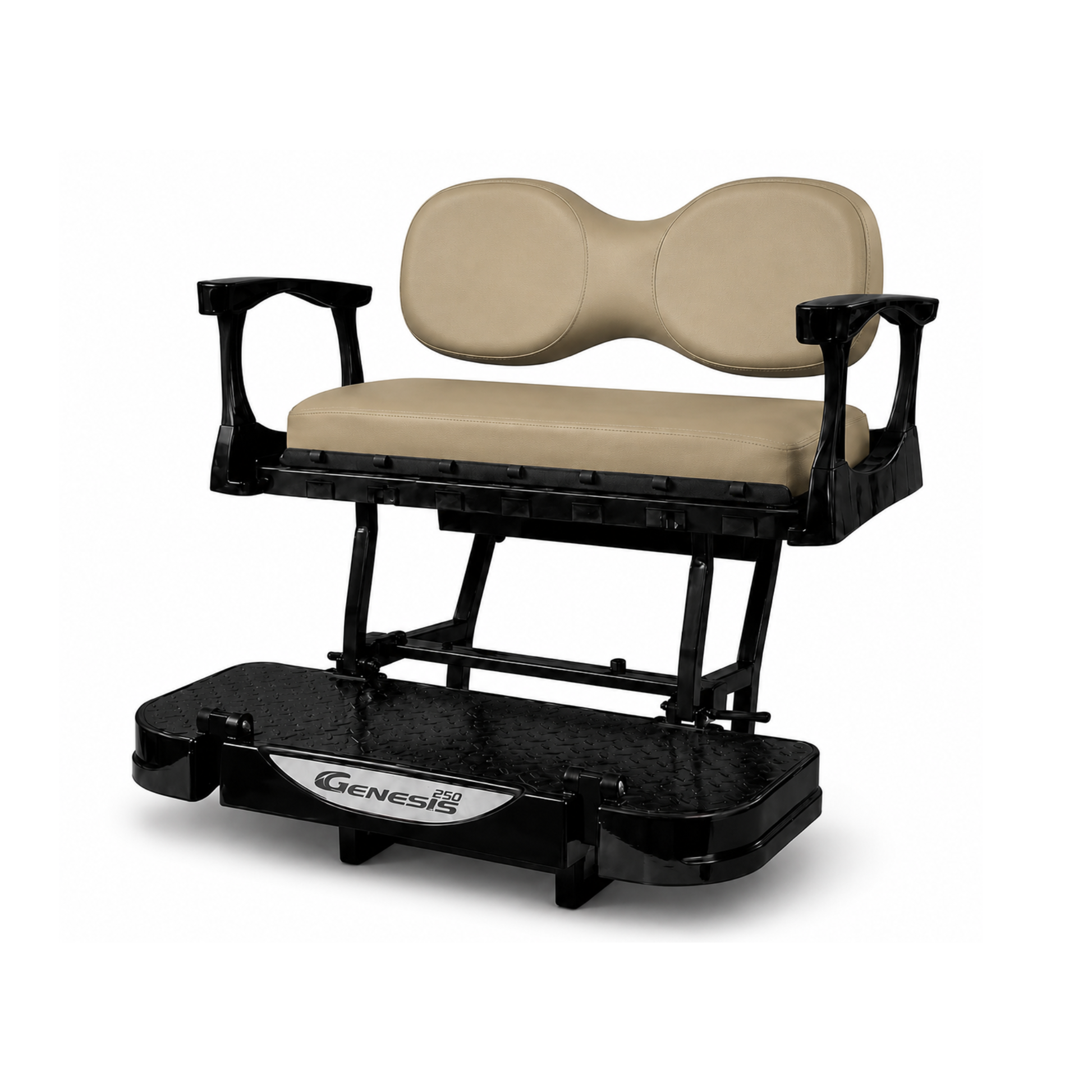 MadJax Genesis 250 Steel Rear Flip Seat Kit with Deluxe / Standard Cushions for Club Car DS, Precedent, Tempo & Onward
