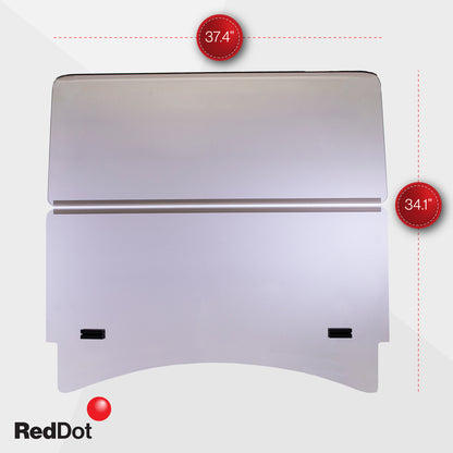 RedDot Club Car Precedent/Tempo/Onward 1/4″ Folding Clear Windshield (Years 2004-Up)