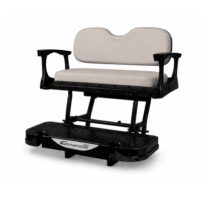 MadJax Genesis 250 Steel Rear Flip Seat Kit with Deluxe / Standard Cushions for Club Car DS, Precedent, Tempo & Onward