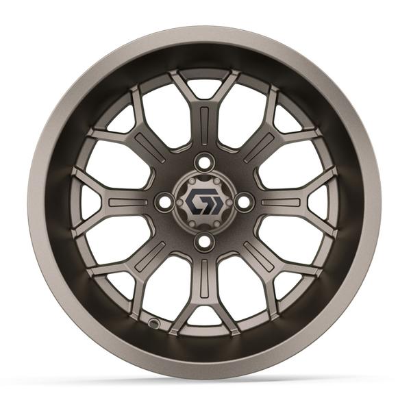 GTW® Assault 15” Ultra-Wide Matte Bronze Golf Cart Wheel
