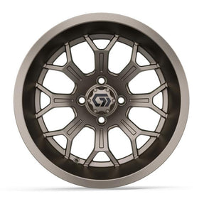 GTW® Assault 15” Ultra-Wide Matte Bronze Golf Cart Wheel