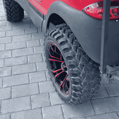 15" GTW Spyder Wheels with Nomad All-Terrain Tires (Thanks John T!)
