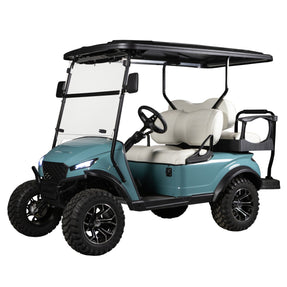 RedDot EZGO TXT with Storm Body 14-Up & MadJax XSeries 2023 Clear Folding DOT Windshield with 1