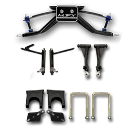 Madjax 6 inch A-Arm Lift Kit. Will fit Club Car DS Carts with Steel Dust Caps (Larger Spindle)