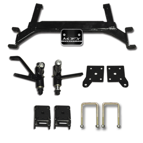 Madjax 5" Drop Axle Lift kit for E-Z-Go TXT includes new Spindles.