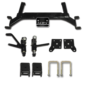 Madjax 5" Drop Axle Lift kit for E-Z-Go TXT includes new Spindles.