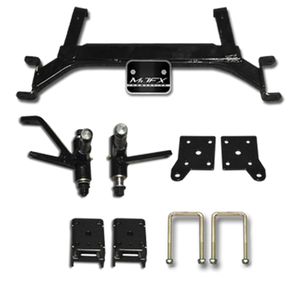 Madjax 5" Drop Axle Lift kit for E-Z-Go TXT includes new Spindles.