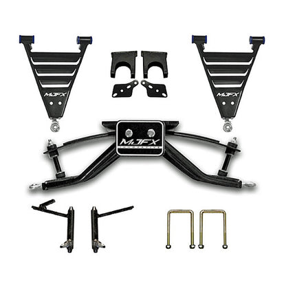 MJFX Club Car DS 6 HD Lift Kit 84- 2000.5 w/ Steel Dust Caps