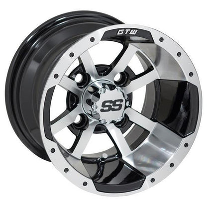 Gtw Storm Trooper 10x7 Machined Black Wheel