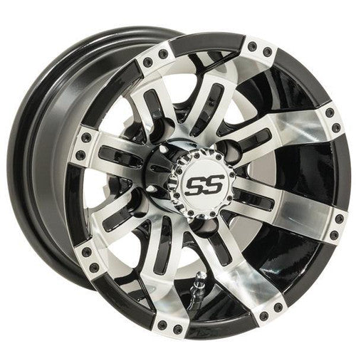 Gtw Tempest 10x7 Machined Black Wheel