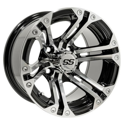 Gtw Specter 12x7 Machined Black Wheel