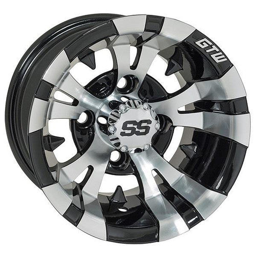 Gtw Vampire 10x7 Machined Black Wheel