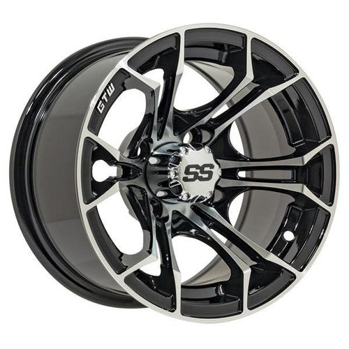 Wheel 14x7 Spyder, Et-.25 Mfb W/Ss Cap