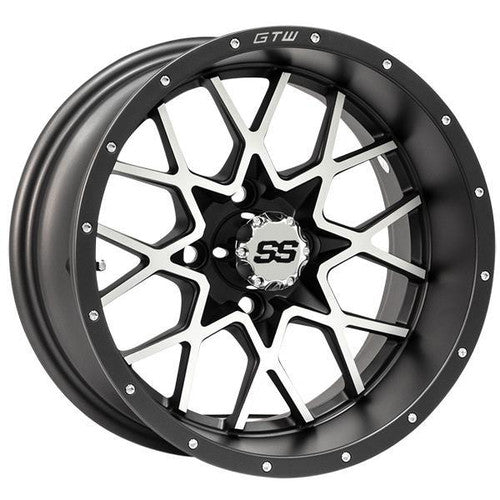 Vortex 2 Wheel, 14x7, Matte Gray/Matte Machined