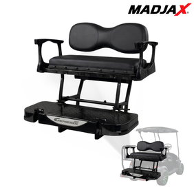MadJax Genesis 250 Steel Rear Flip Seat Kits with Deluxe & Standard Cushions for Yamaha Drive G29 / Drive2