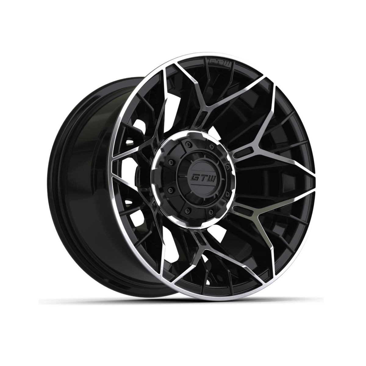 12" GTW Stellar Machined & Black Wheel