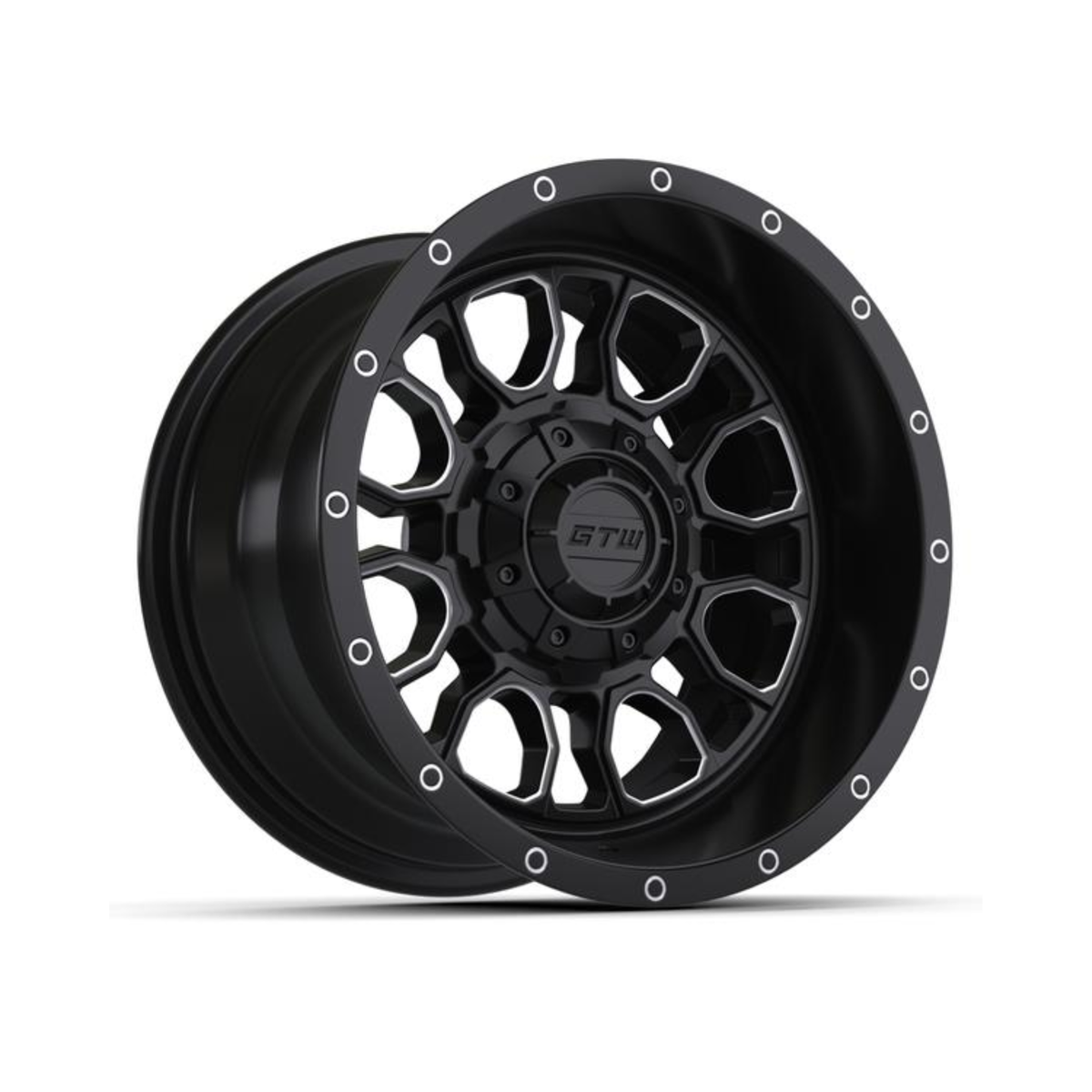 12” GTW Volt Black & Machined Wheel