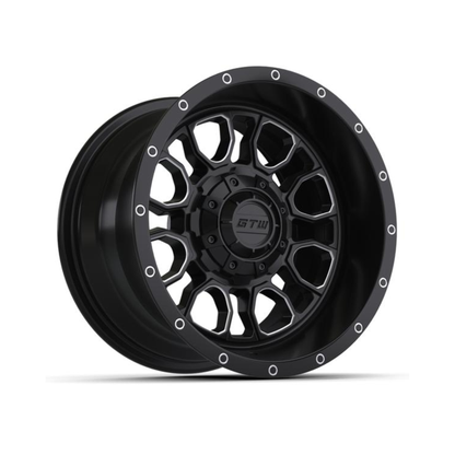 12” GTW Volt Black & Machined Wheel