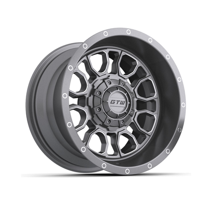 12” GTW Volt Gunmetal with Machined Accents Wheel