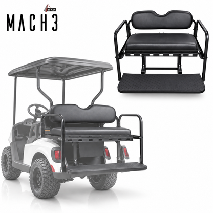 GTW Mach3 Rear Flip Seat for Club Car Precedent, Tempo & Onward