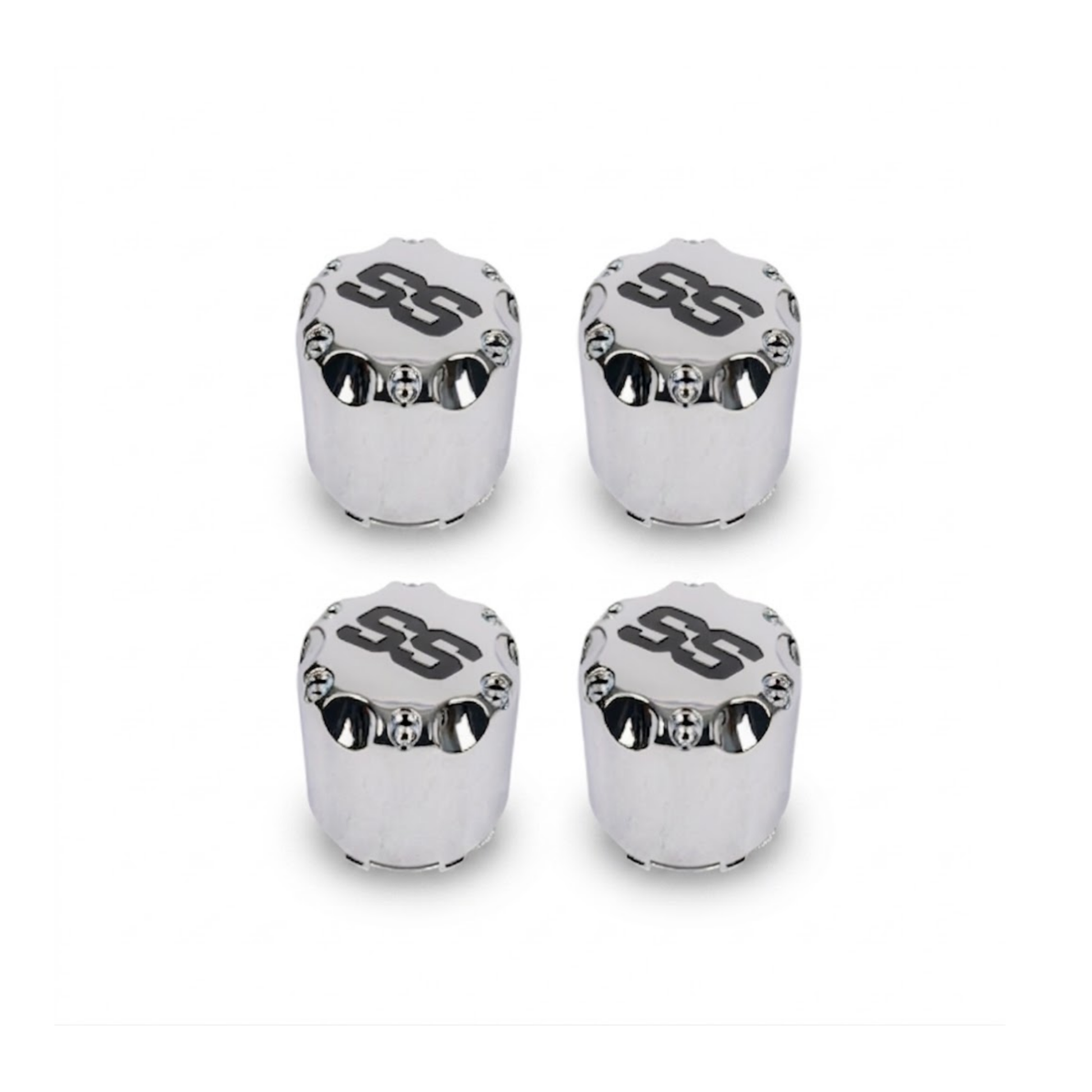 GTW® Snap-In Chrome SS Center Caps (Pack of 4)
