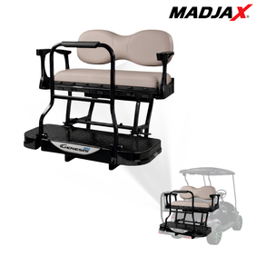 MadJax Genesis 300 Aluminum Rear Seat Kit for Club Car DS, Precedent, Tempo & Onward | Deluxe & Standard Cushions