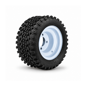 SGC 8” Steel Wheel – White / STEELENG 22”x11”-8” All Terrain Tire