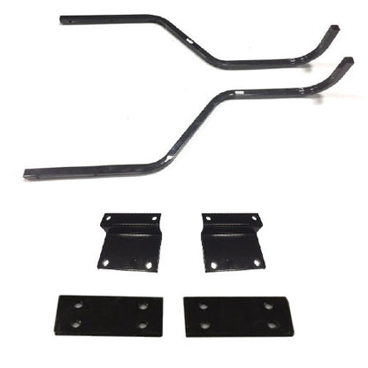 Extended Top aluminum Struts & Brackets for EZ-GO TXT with Genesis 300