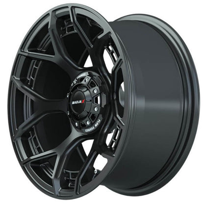 Set of (4) 15" MadJax® Flow Form Evolution Matte Black Wheels with GTW® Nomad Off Road Tires