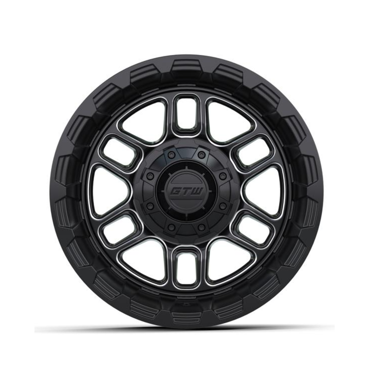12” GTW Titan Black & Machined Wheel