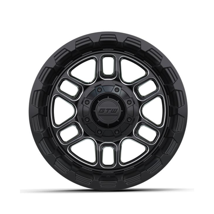 12” GTW Titan Black & Machined Wheel