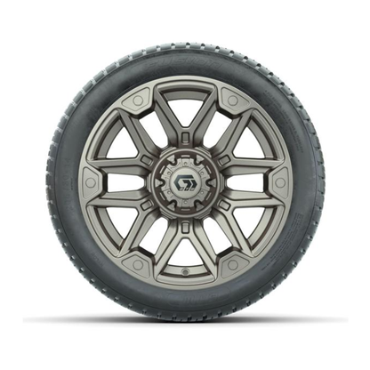 GTW® Graffiti Satin Bronze 14 in Wheels with 205/30-14 Fusion Street Tires – Full Set