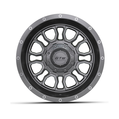 12” GTW Volt Gunmetal with Machined Accents Wheel